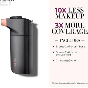 Luminess Breeze 2 Airbrush Foundation Makeup NWT Handheld System NEW SEALED